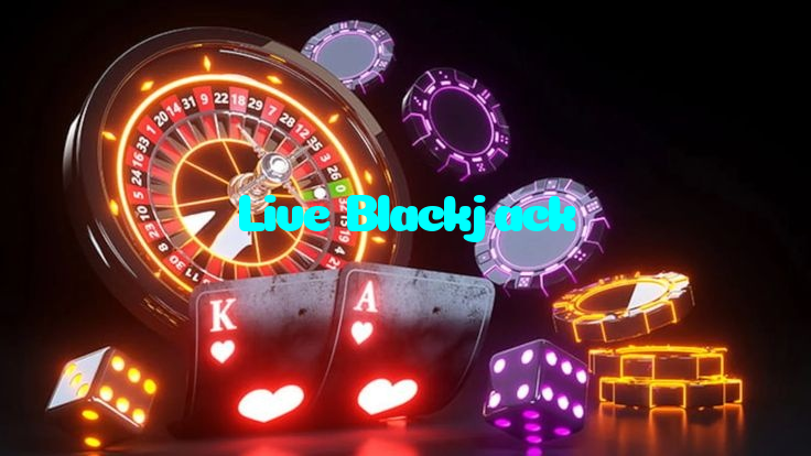 Live Blackjack casino presented on mobile device in Pakistan with slots and live games