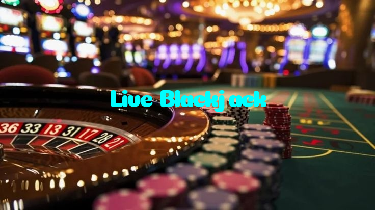 Live Blackjack casino presented on mobile device in Pakistan with slots and live games